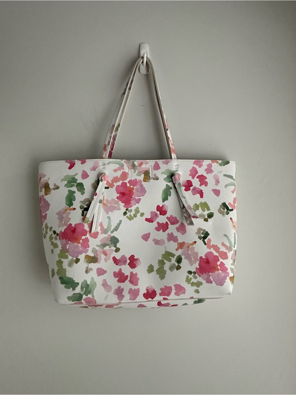 Indigo Floral Tote Bag - Picture 3 of 8
